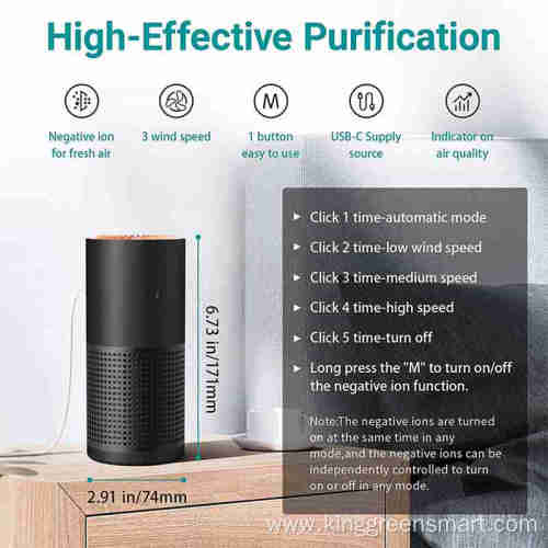Proper Price Rechargeable Car Air Purifier